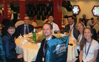 Dr. Cooper on his visit to China in 2007 to exchange knowledge with Chinese orthodontists.